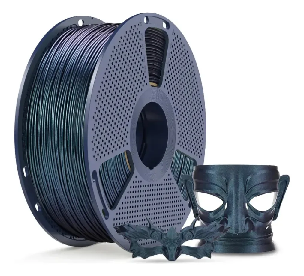 Filamento Impressão 3d Sunlu Pla Galaxy 1kg Galaxy (tonalidade Azul Metálica)