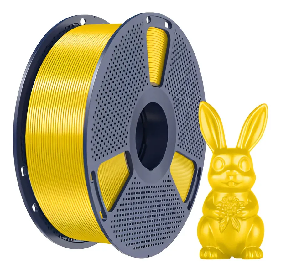 Filamento Impressão 3d Sunlu Pla+ Silk Amarelo 1kg Amarelo