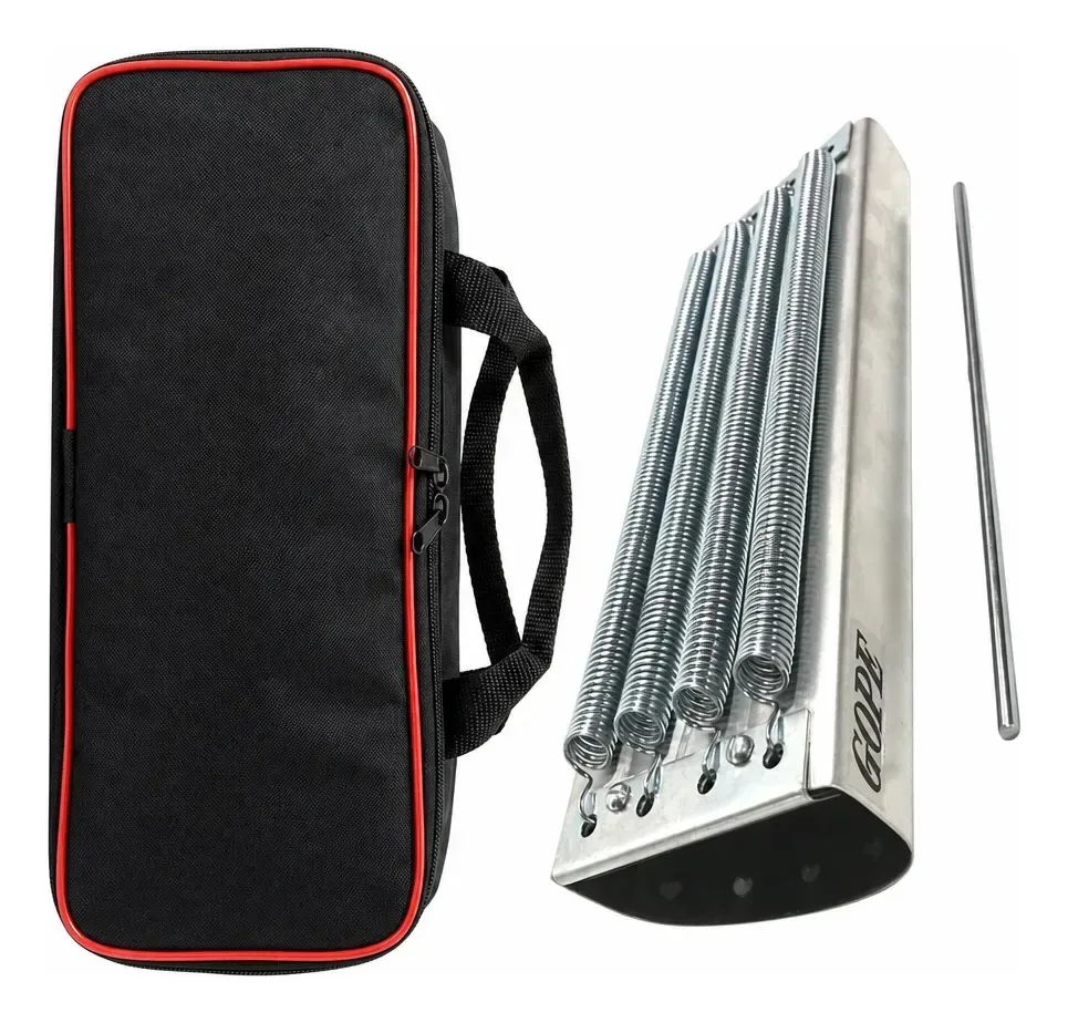 Bag Reco-reco Alças Mão/ombro Nylon Preto Com Detalhe Vermelho