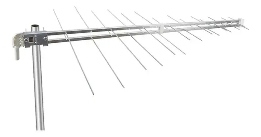 Antena Logarítmica Uhf Com Suporte De Fixação Lp45f