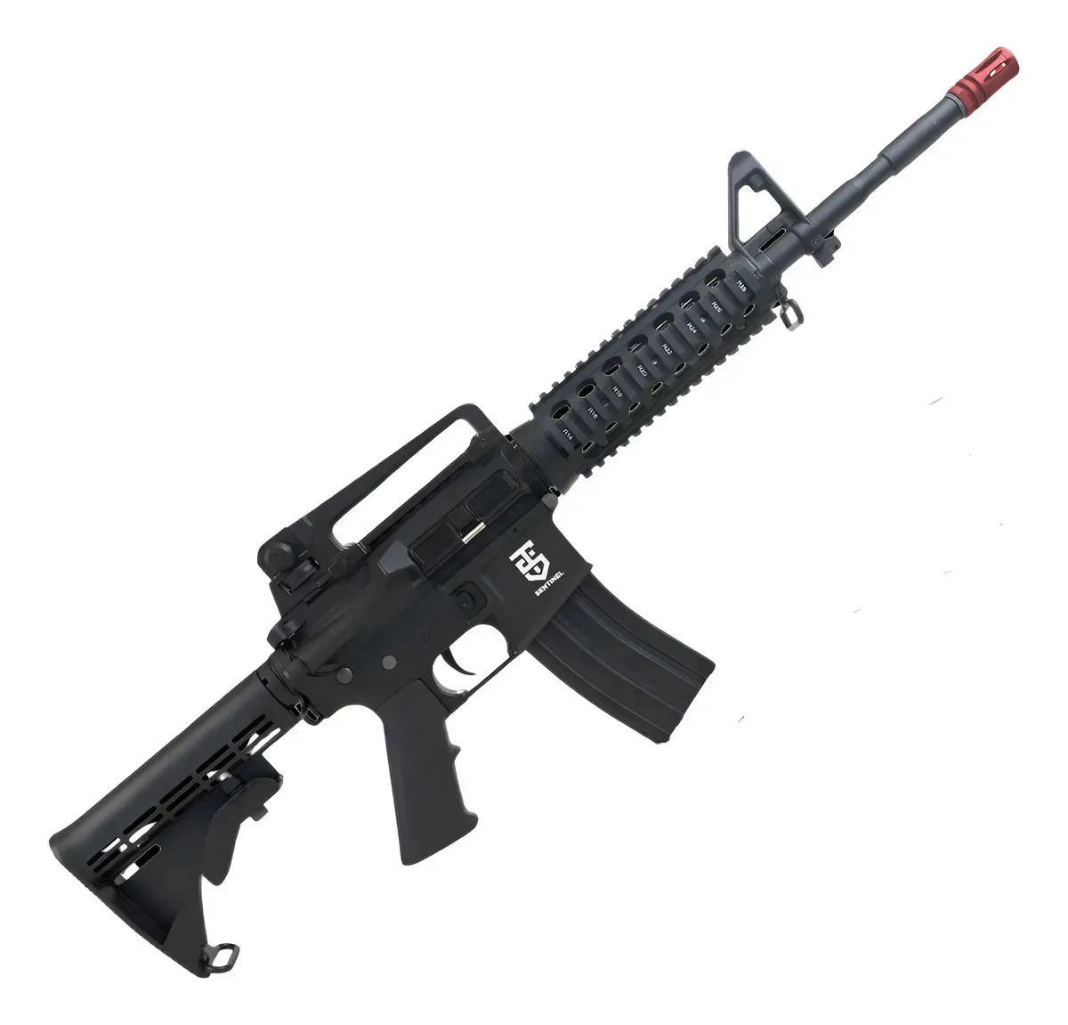 Airsoft Aeg M4a1 Ris Full Metal Sentinel Rossi Preto 6 Mm
