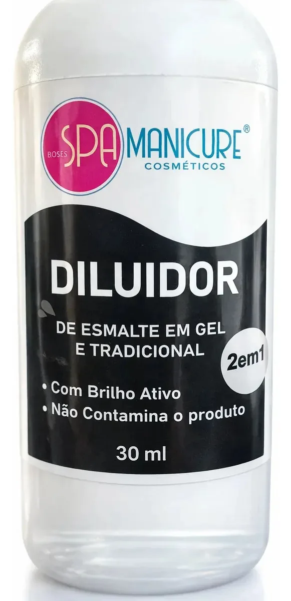 Diluidor Esmalte Spa Manicure 30ml Recuperador Profissional