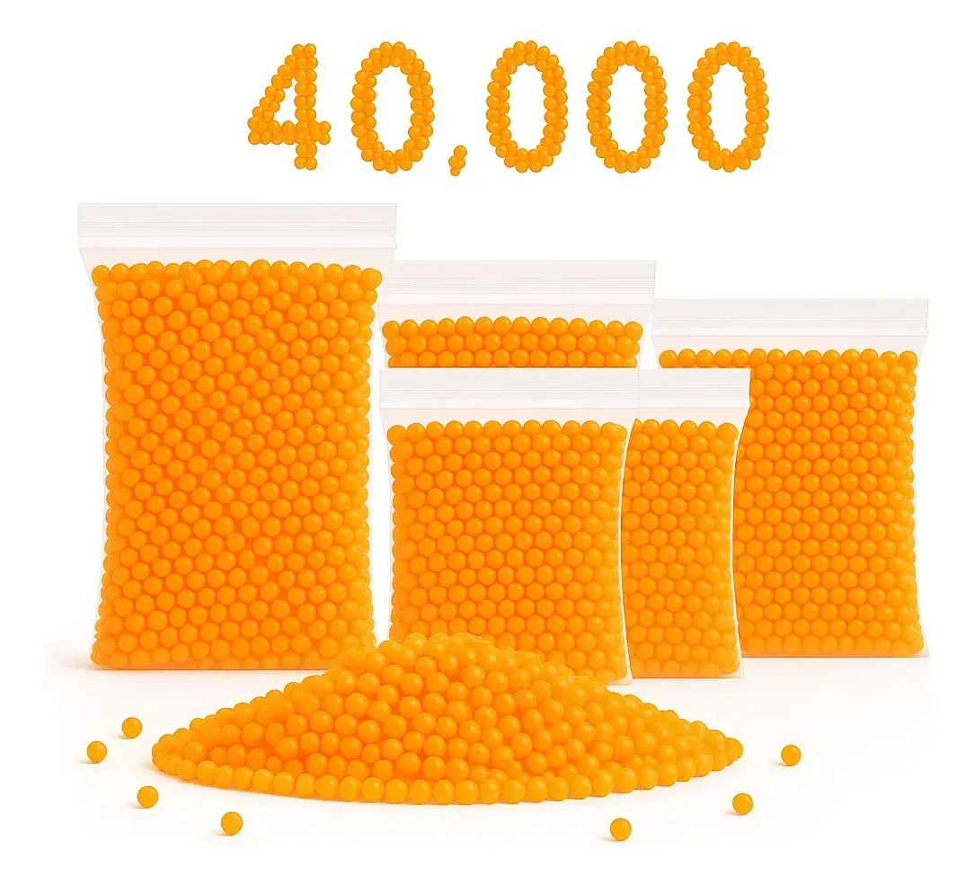 Bolinha Gel Arminha Brinquedo Arma Orbeez Decoração 40.000 Laranja