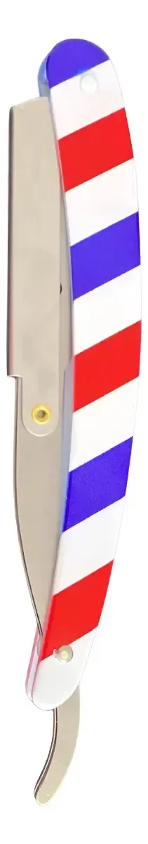 Navalhete Navalha Barbeiro Aço Inox Profissional Cor Poly