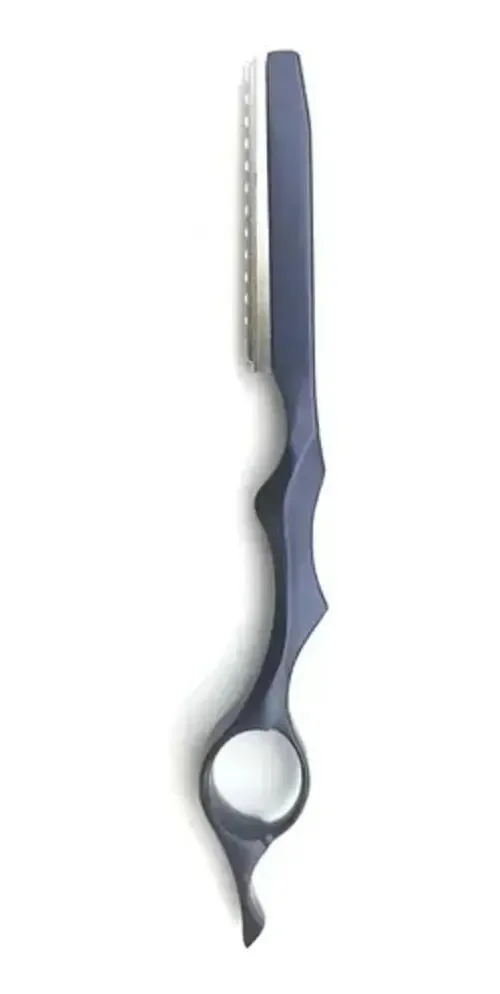 Navalhete De Acabamento Profissional Mofashi Cabeleireiro Cor Azul