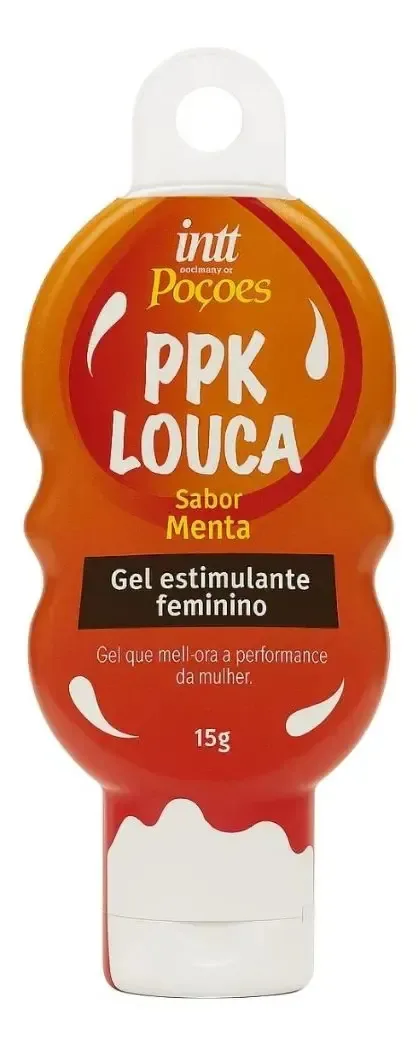 Kit 4 Gel Lubrificante Beijável Intt Ppk Louca 15g Ppk Louca