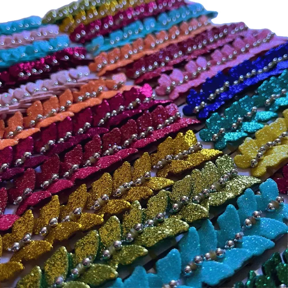 Laços Pet Borboleta Glitter para Penteado de Cão e Gato