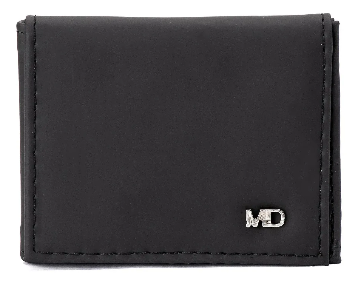 Carteira Masculina Modelo L, Com Porta Moedas. Cor Preto MD