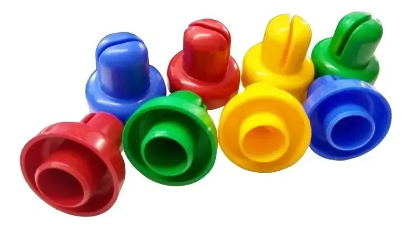 Kit 16 Ponteiras Suporte Para Rede Cama Elástica Pula Pula