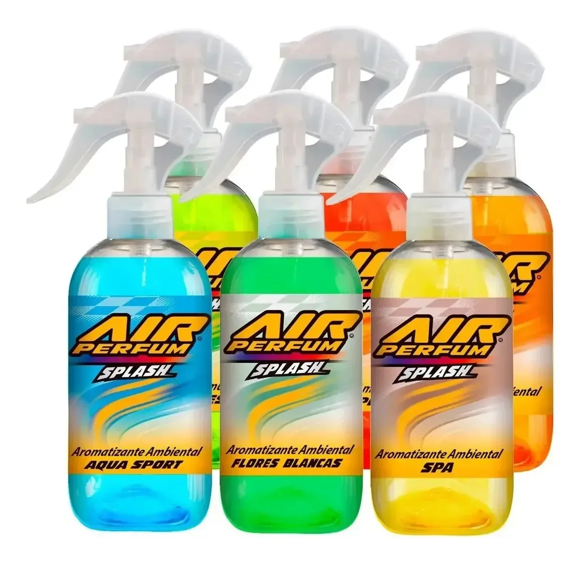 Tecidos purificadores de ar e carro com Trigger Pack 6 U