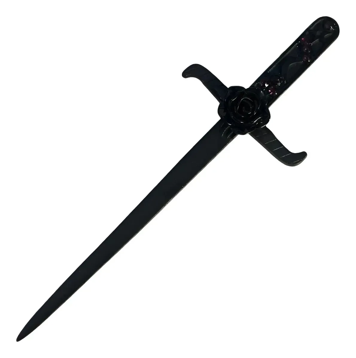 Athame Negro Metal Pomba Gira Rosa Negra 16,50 Cm