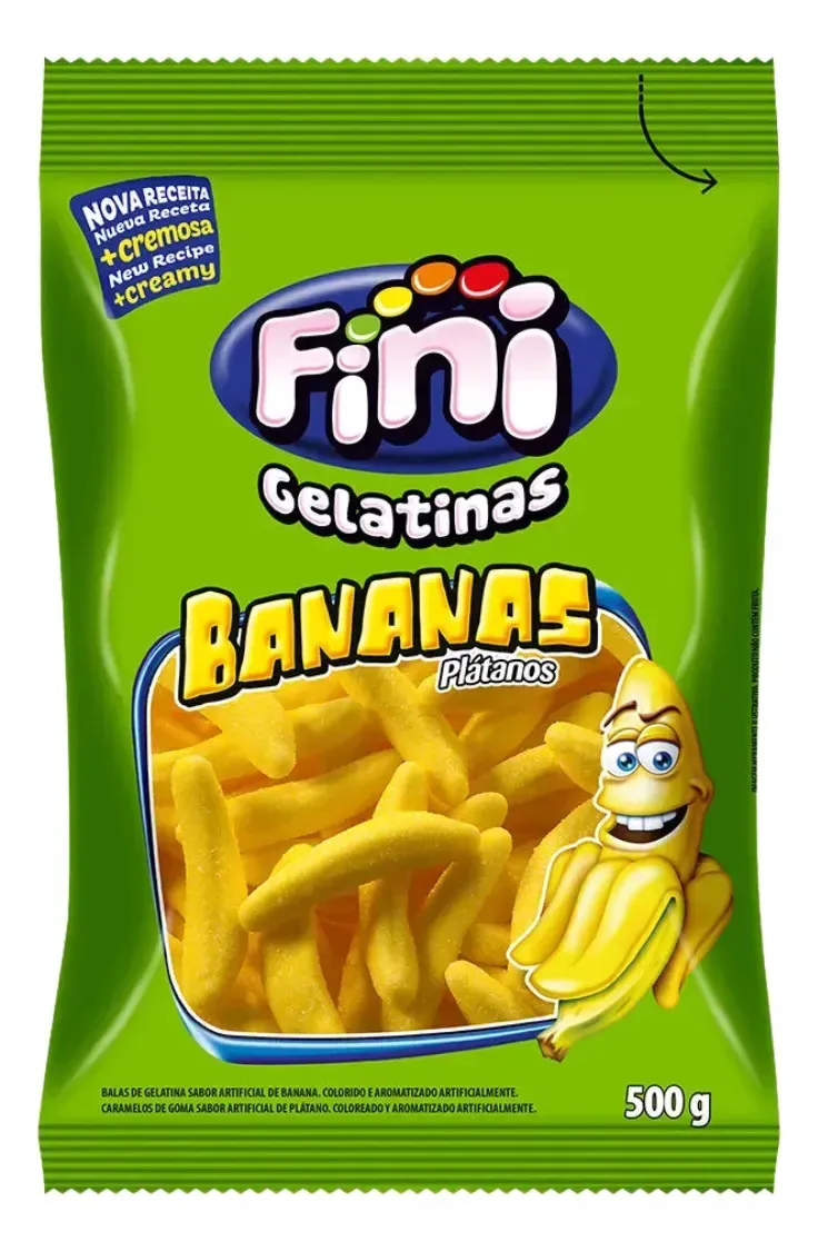 GELATINA Fini Sobremesas banana 500 g