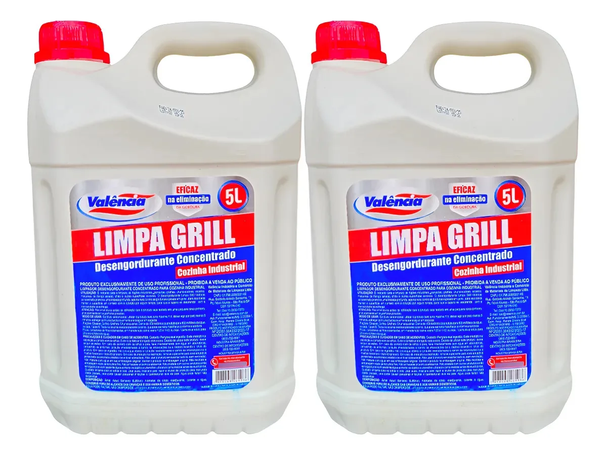 2 Limpa Grill Desengordurante De Churrasqueiras E Grelhas