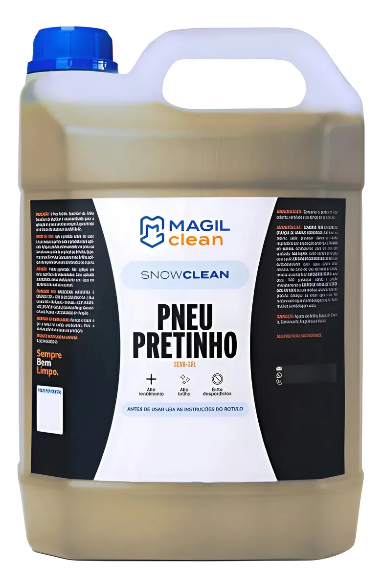 Limpeza E Hidração Para Pneu Qualidade Máxima - 5 Litros Incolor