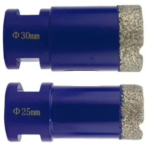 Broca Diamantada M14 25mm E 35mm Esmerilhadeira Porcelanato