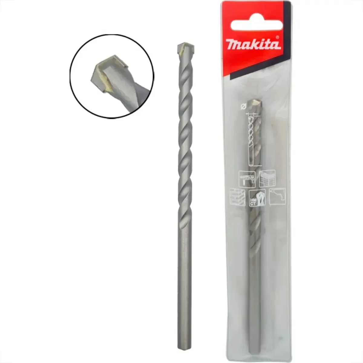 Makita/acessorios Broca Widea Makita 8mm X150mm D474