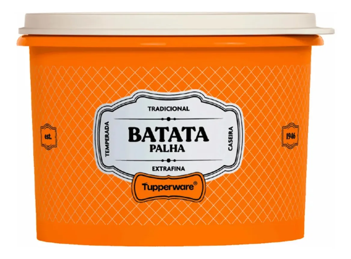 Tupperware Caixa Batata Palha Essences 1,1 Litro Batata Palha