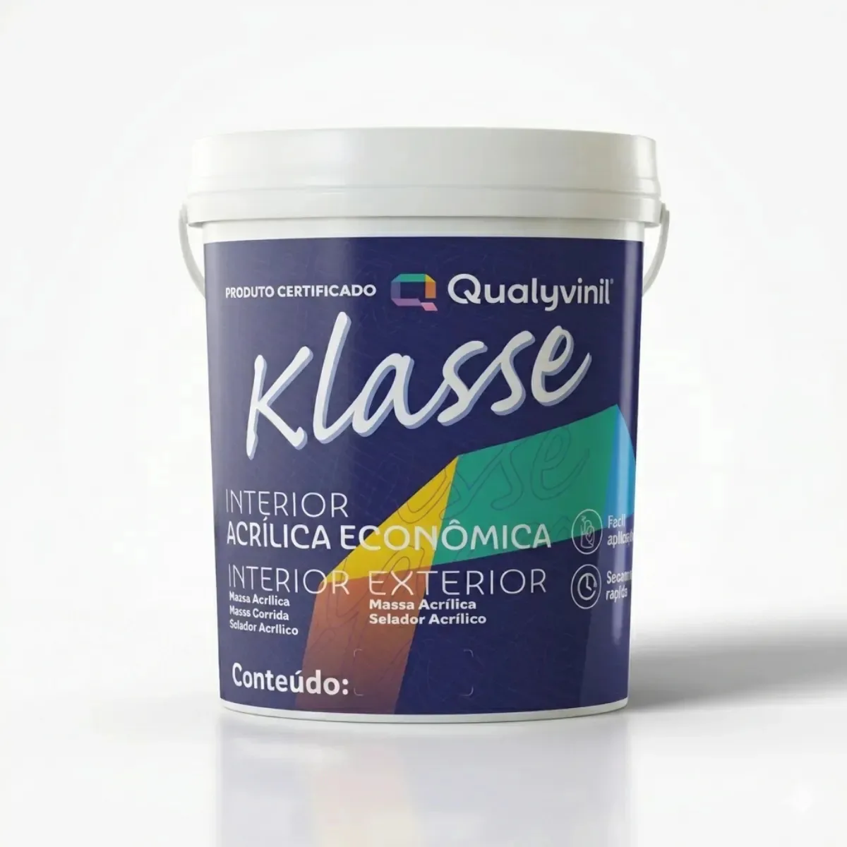 Massa Corrida Para Parede Pva 6kg Klasse Qualyvinil