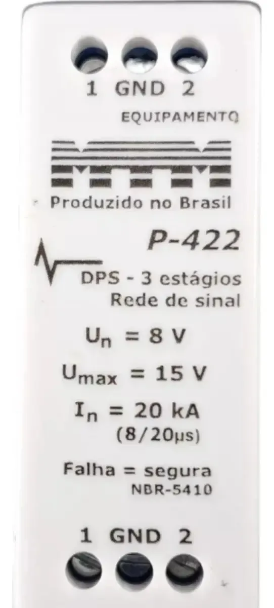 Prot Surto Dps P1h-30 Híbr 20ka8v Rede De Dados Din Mtm