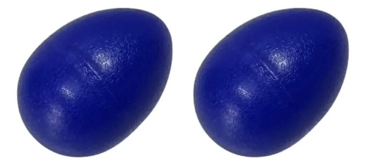 Kit 2 Ovinho Percussão Plástico Shakers Cores Sortidas