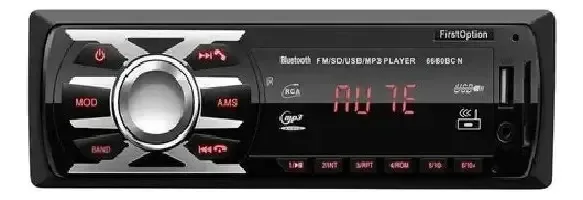 Som Automotivo Mp3 1din Bluetooth Rádio 8860b Vw Spacefox