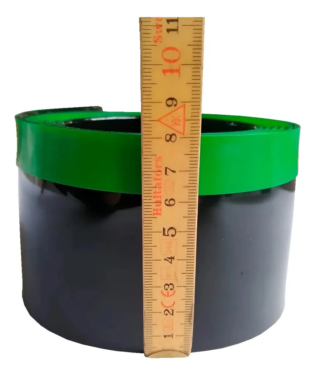 Fita Veda Fresta Porta Preto 10mt X 8cm Janelas , Portões Preto