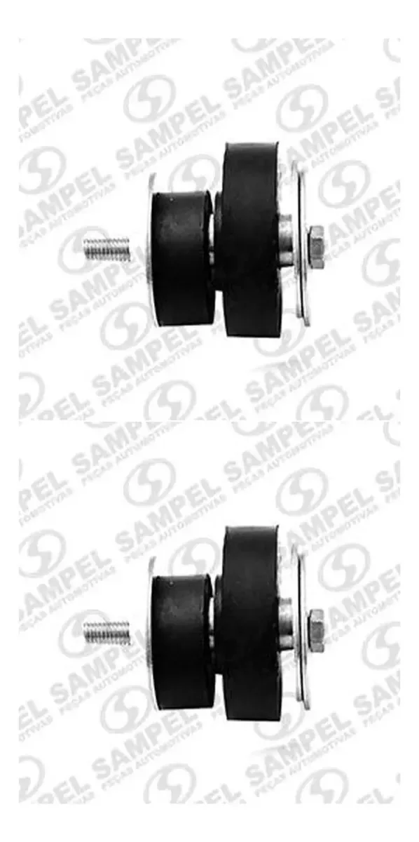 Par Suporte Dianteiro Da Cabine (completo) Sampel 2585