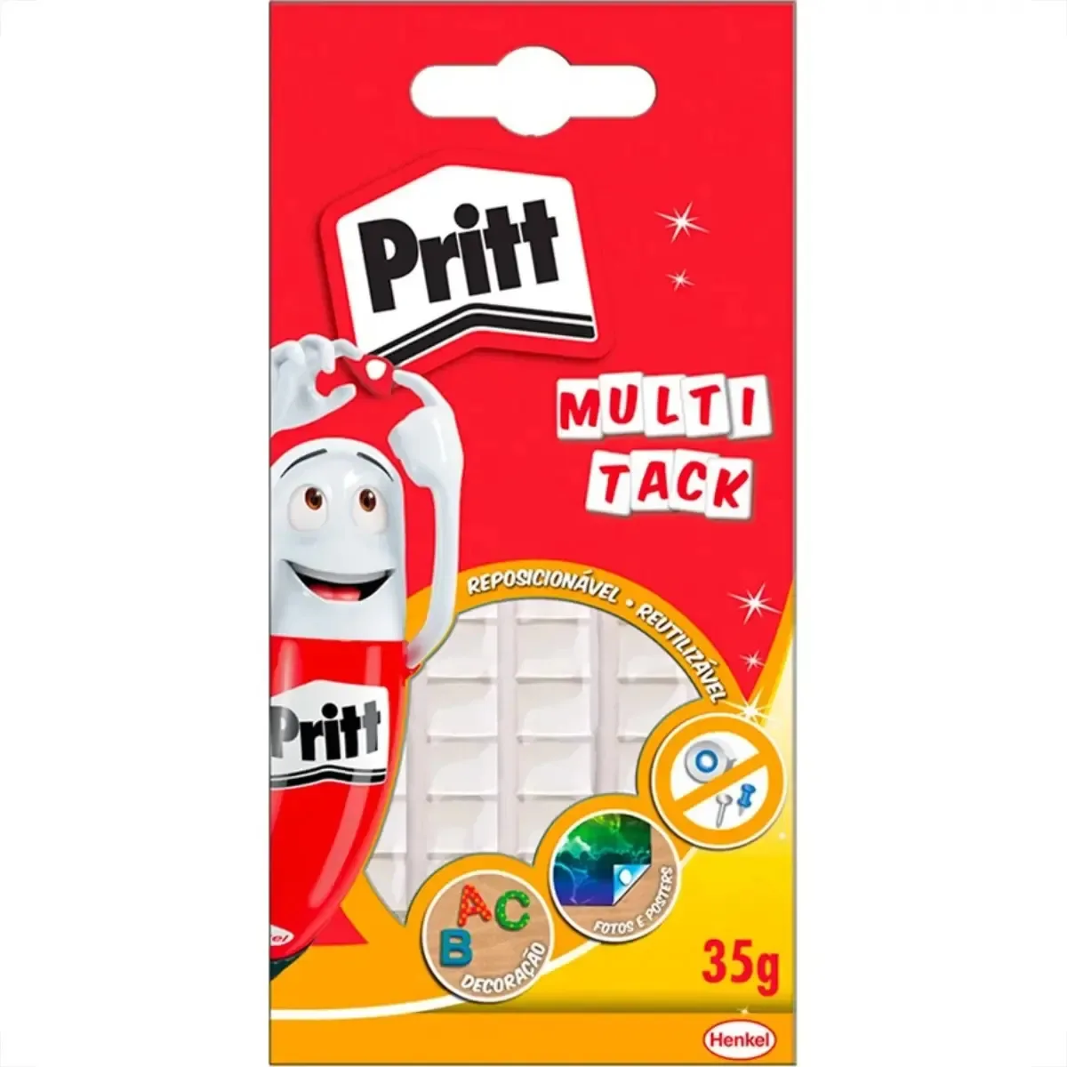 Massa Adesiva Pritt Multi Tack 35g. - Substitui Tachinhas E