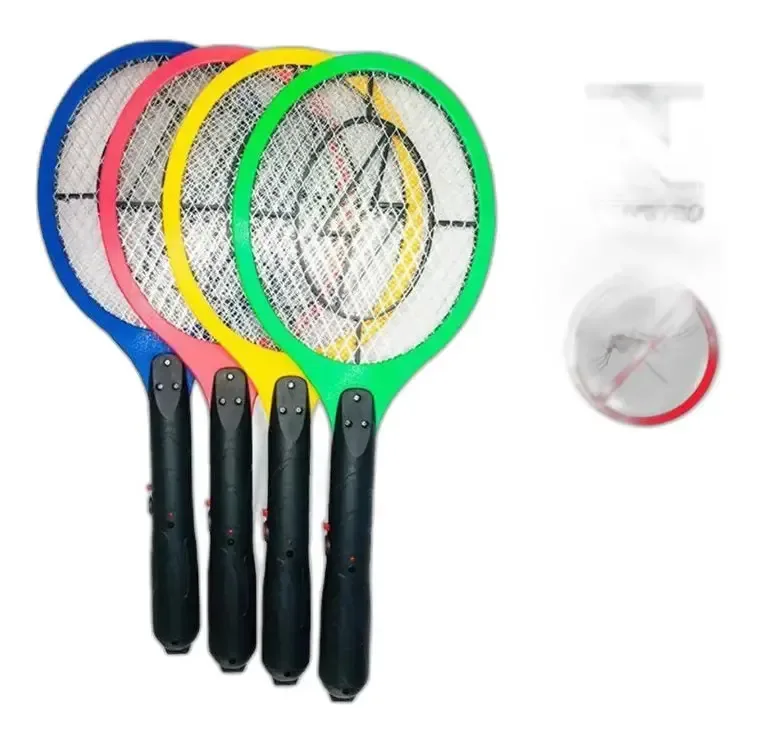 Raquete Elétrica Mata Insetos Carregador Choque Bivolt