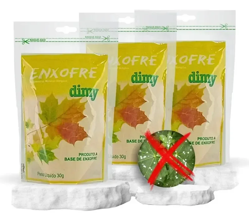 Kit C 3 Enxofre Agrícola Mineral Solúvel Em Água