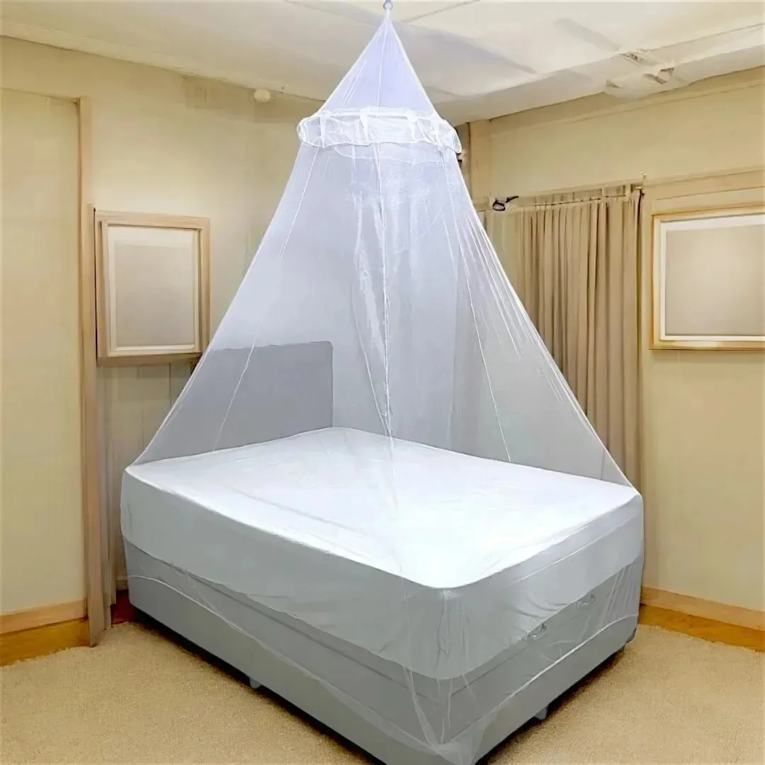 Tela Mosquiteiro De Teto Cama Casal + Gancho Autocolante