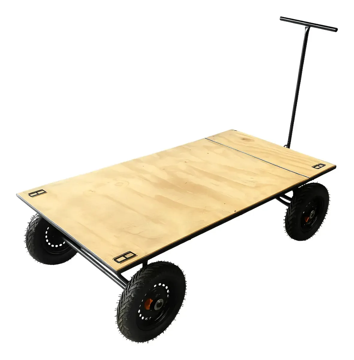 Carrinho Plataforma 400kg Chapa Resistente Construções Carga