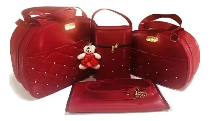 Bolsa Maternidade Kit Saída Vermelho
