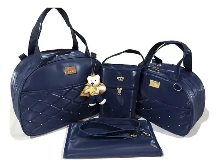 Bolsa Maternidade Kit Saída Azul
