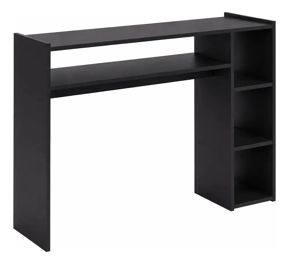 Mesa Manicure Mdf Completa Organização Salão Beleza Preto