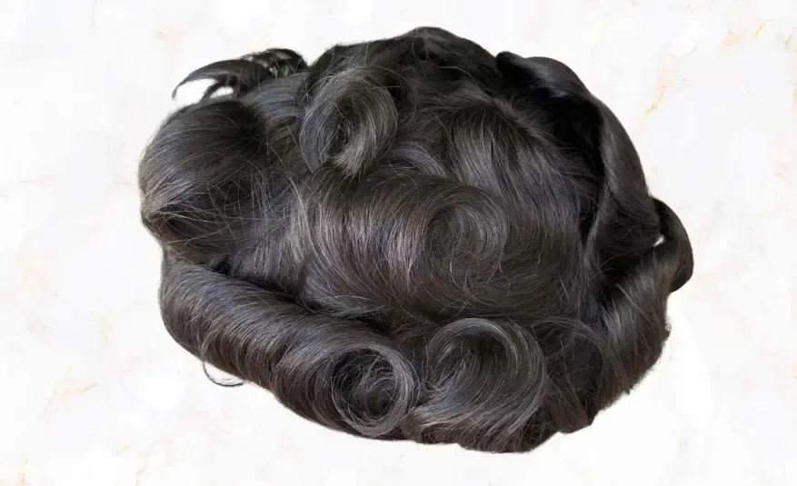 Próteses Capilar Masculina Cabelo ¿% Humano!!! Tamanho Da Base 20x25 Tonalidade #2 Castanho Medio