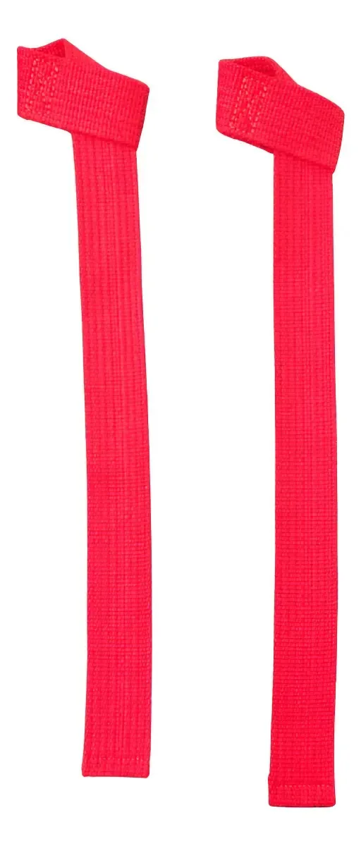 Strap Para Musculação Antiderrapante Diurette Vermelho Para Treino Pesado