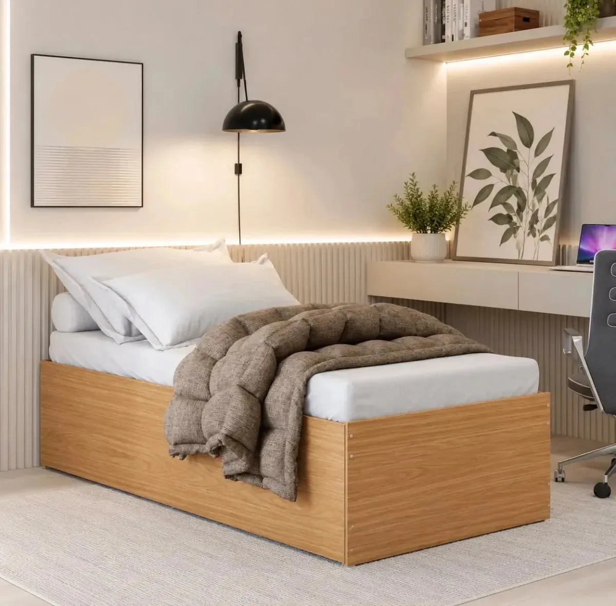 CAMA AUXILIAR 3 EM 1 Mais Espaço Organização e Conforto
