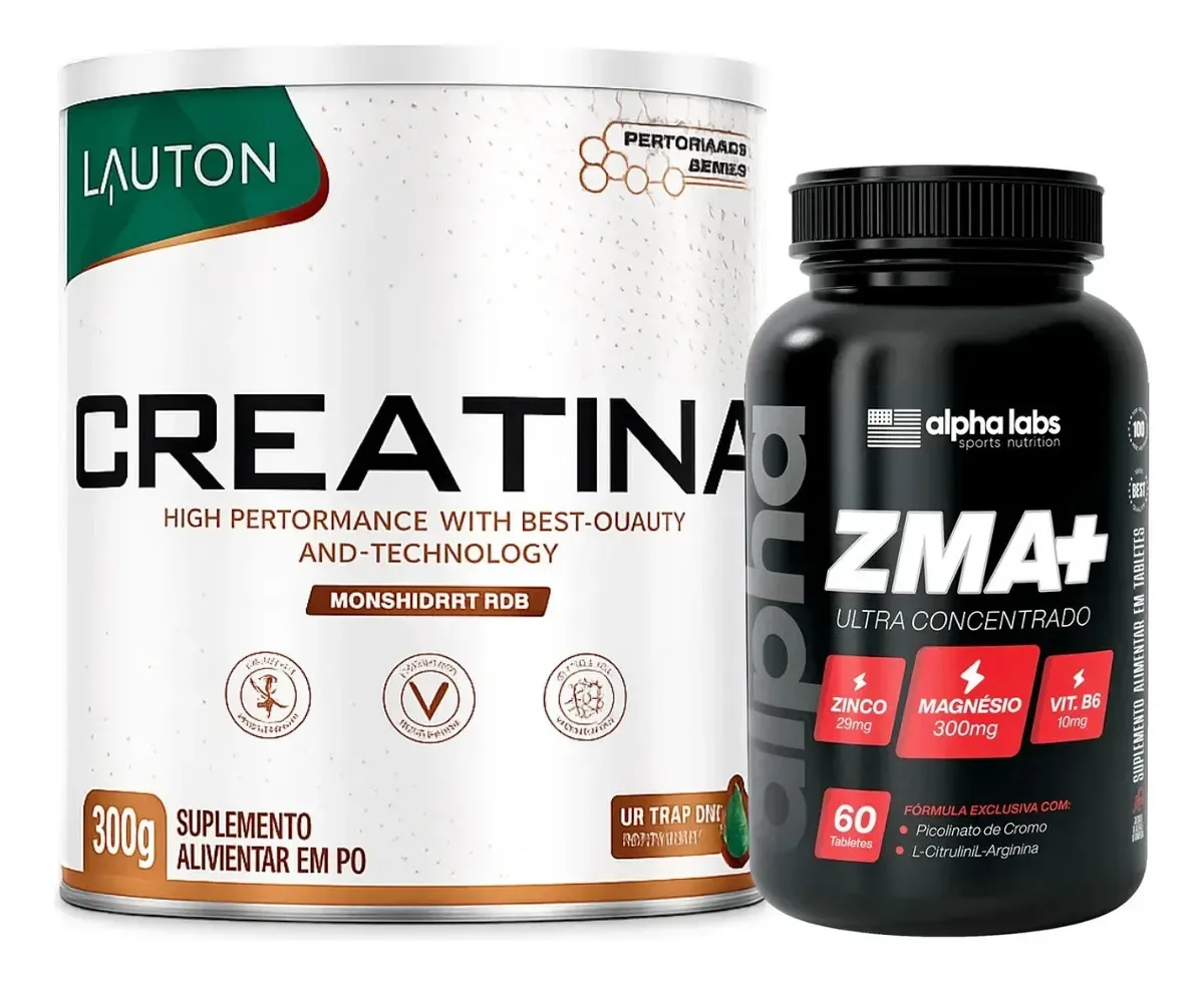 Suplementos Para Academia Com Zinco Magnésio E Vitamina B6 Sem Sabor