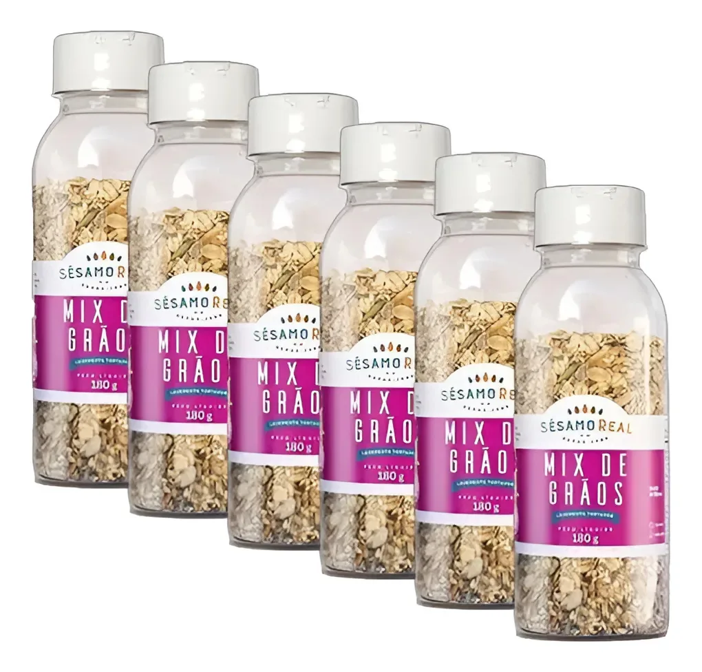 Sésamo Real Mix de Grãos Mix de Grãos 180g Kit