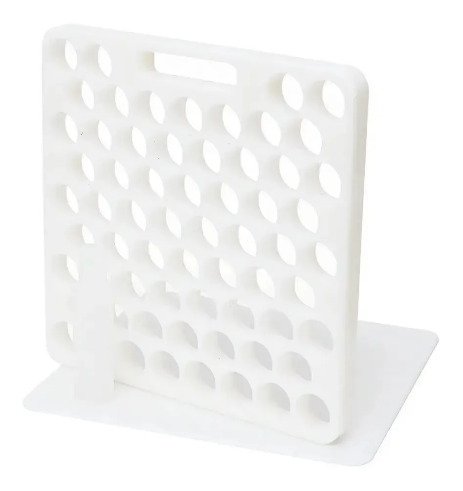 Placa Porcionadora Dosadora 64 Furos Doces 30g Profissional Branco