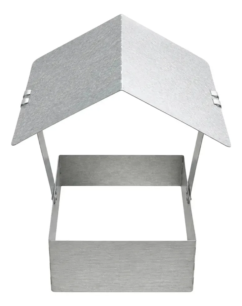 Chapéu Chinês Galvanizado Para Churrasqueira Espetinho