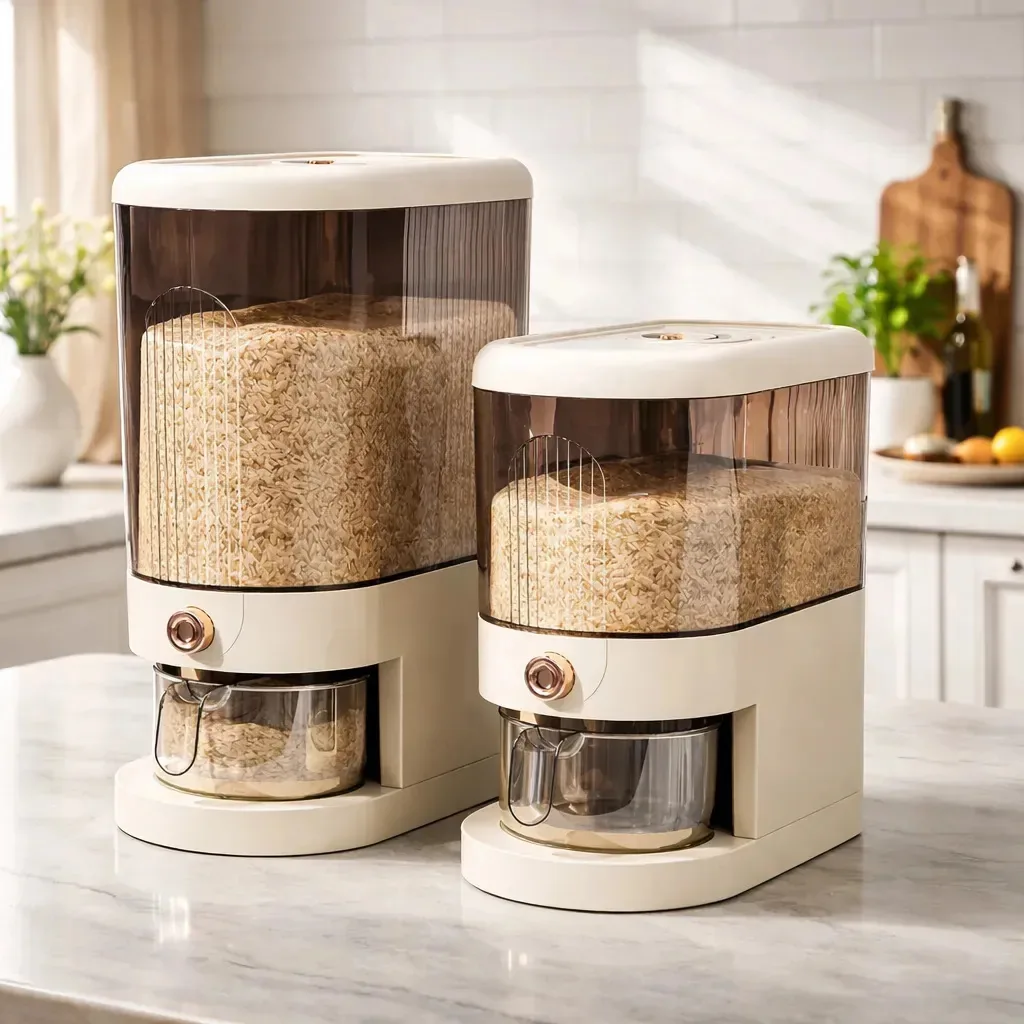 Pote Dispenser Porta Mantimento Cereais Multiuso Cozinha Branco