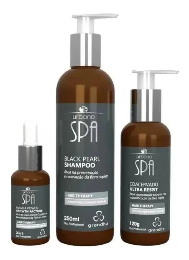 Grandha Kit Spa Black Tratamento Crescimento Capilar