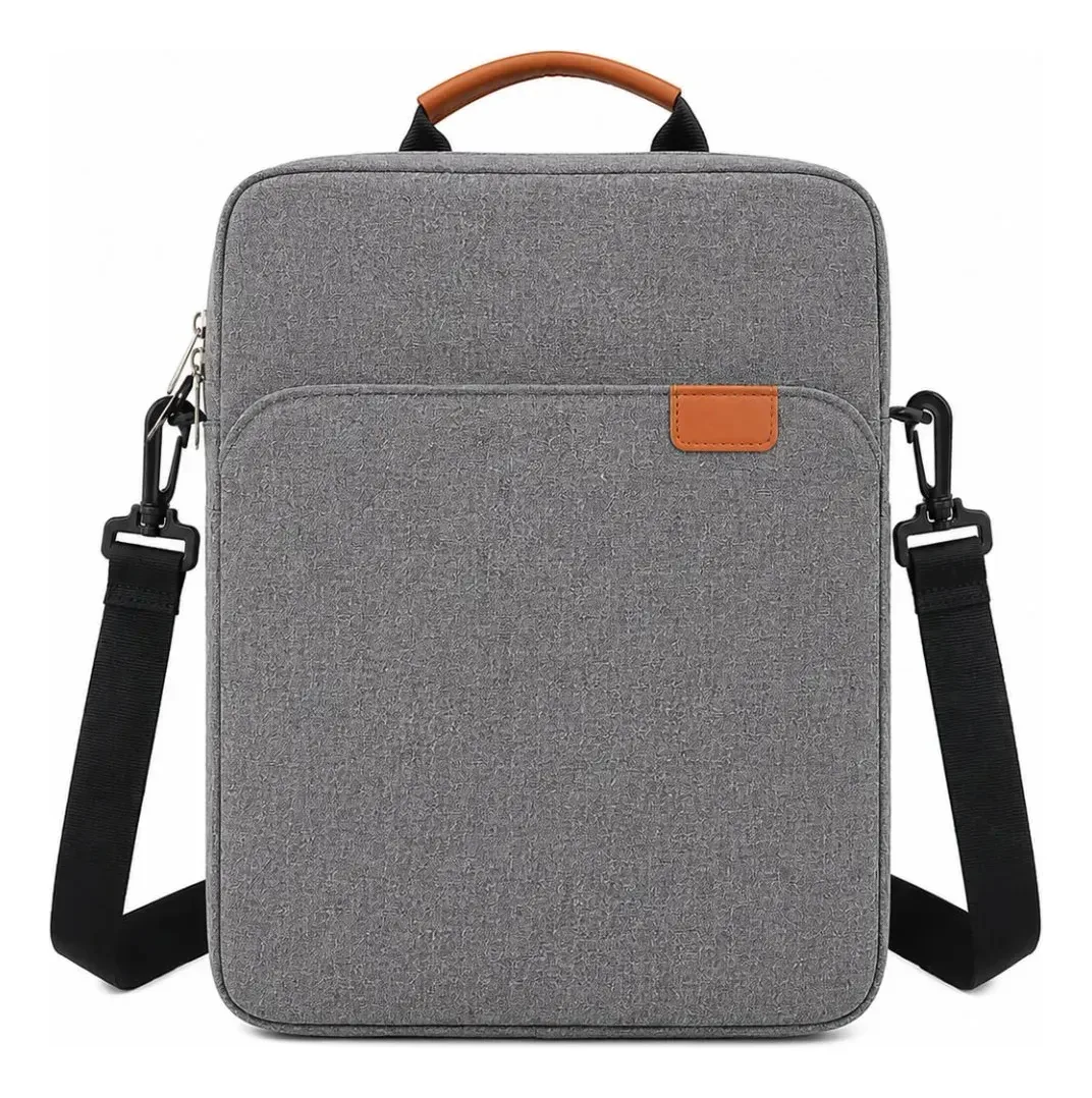 Capa Bolsa Notebook Com Proteção E Design Moderno Cinza Liso