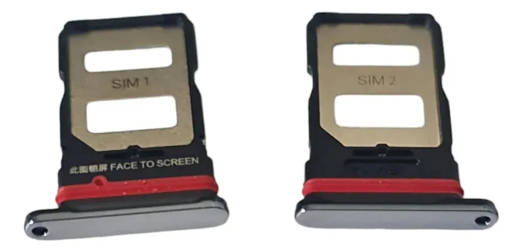 Gaveta Bandeja Chip Nano SIM para Xiaomi Mi 12t 12t Pro Prateado