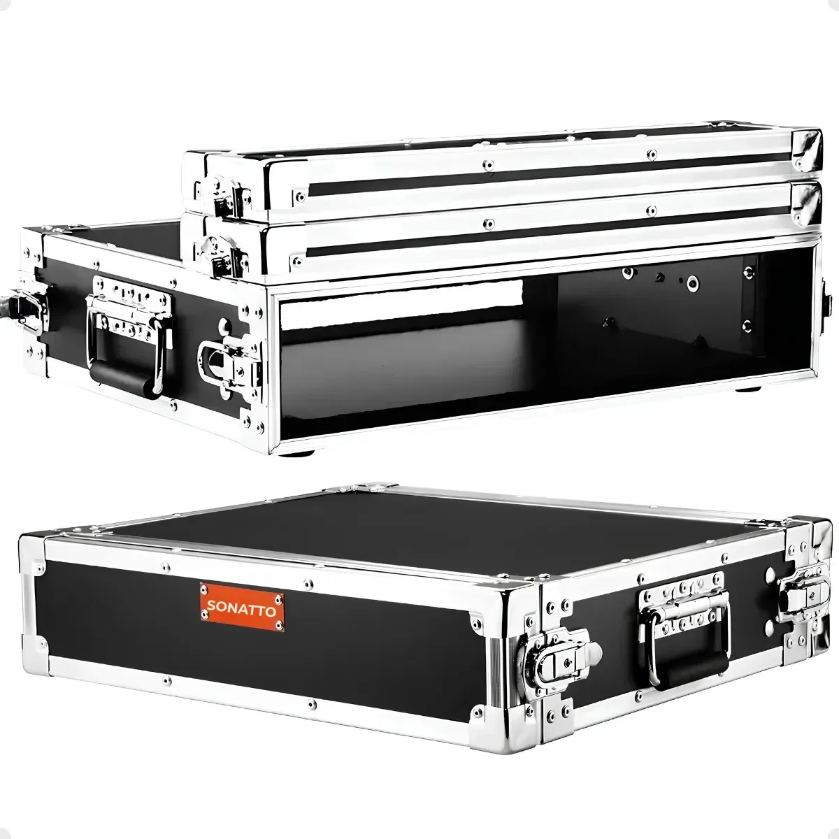 Case Rack Profissional Sonatto 2U Padrão 19" para Periféricos de Áudio