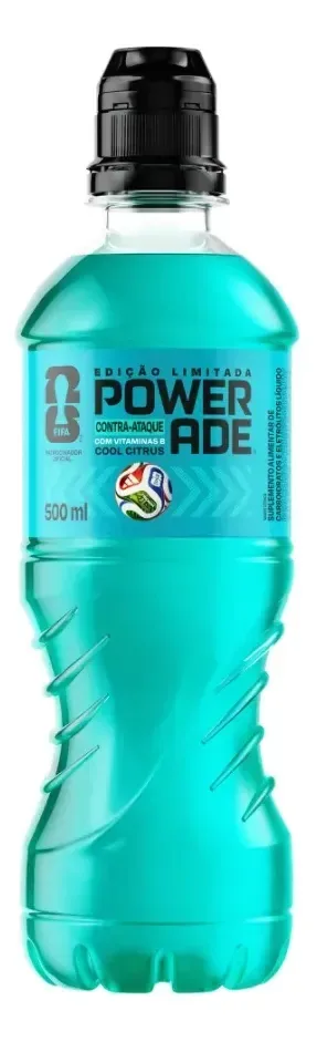Isotônico Powerade Contra Ataque Edição Limitada Kit C/6