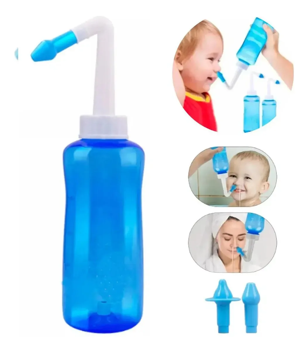 Limpador Nasal Com Regulador De Jato Infantil E Adulto