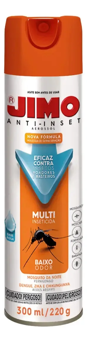 Anti-inset Mosquitos Moscas Formigas Baratas 300ml Jimo